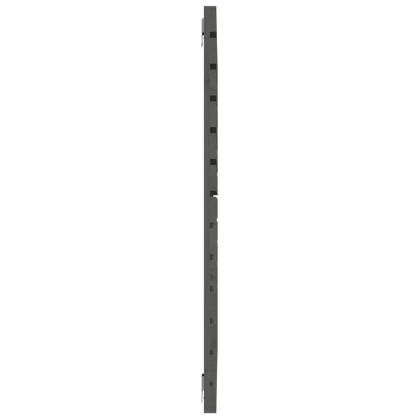 Graues Wand-Kopfteil 146cm Kiefer Massivholz