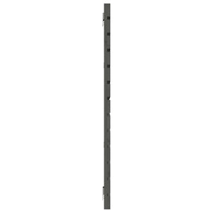 Graues Wandkopfteil 156cm Kiefer Massivholz