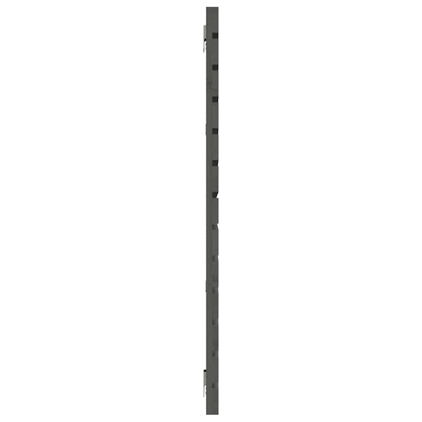 Graues Wandkopfteil 156cm Kiefer Massivholz