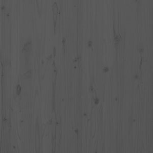Graues Wandkopfteil 156cm Kiefer Massivholz