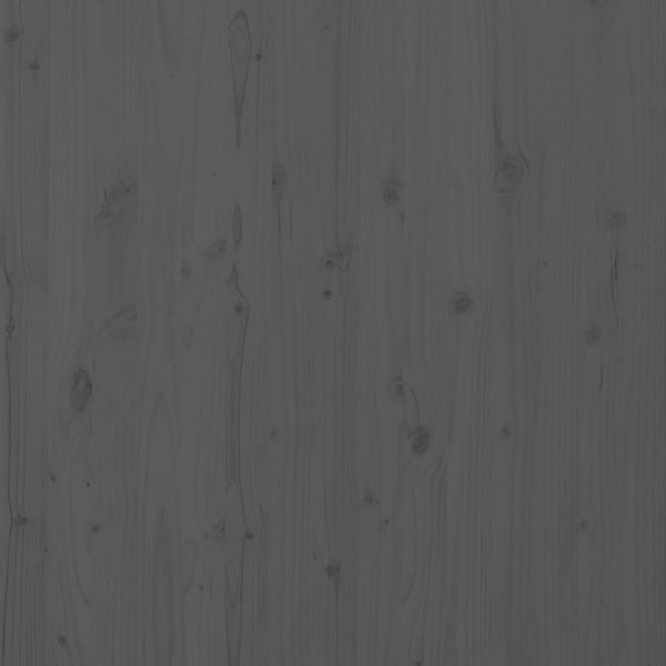 Graues Wandkopfteil 156cm Kiefer Massivholz
