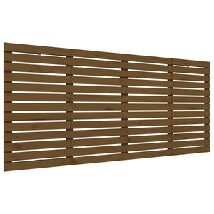 Wand Kopfteil Honigbraun 156cm Kiefer Massivholz