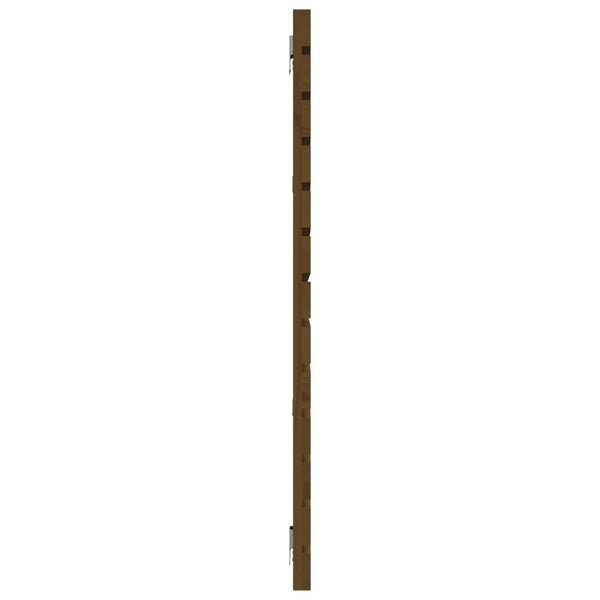 Wand Kopfteil Honigbraun 156cm Kiefer Massivholz