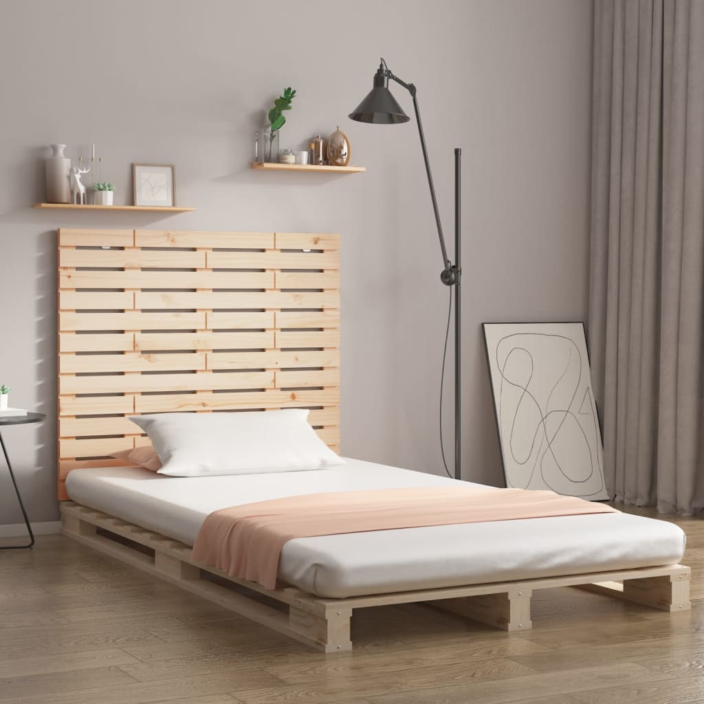 Wand Kopfteil Kiefer Massivholz 81cm