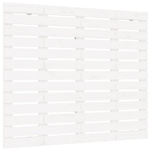 Weißes Wand-Kopfteil Kiefer Massivholz 81cm
