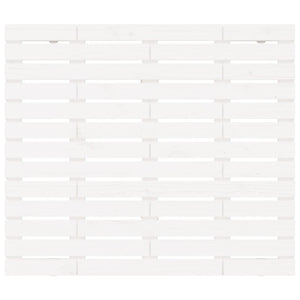 Weißes Wand-Kopfteil Kiefer Massivholz 81cm