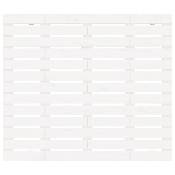 Weißes Wand-Kopfteil Kiefer Massivholz 81cm