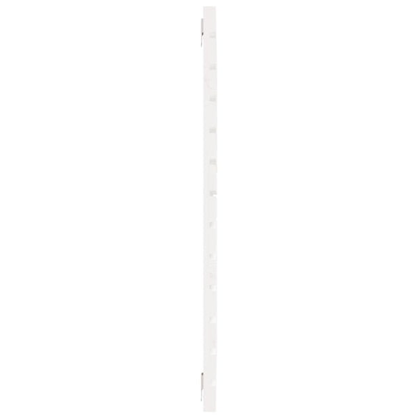 Weißes Wand-Kopfteil Kiefer Massivholz 81cm