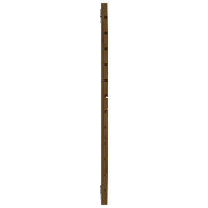 vidaXL Tête de lit murale marron miel 81x3x91,5 cm bois de pin massif