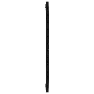 Schwarzes Wand-Kopfteil 81 cm Kiefer Massivholz