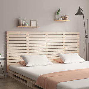 Wand Kopfteil 166cm Kiefer Massivholz