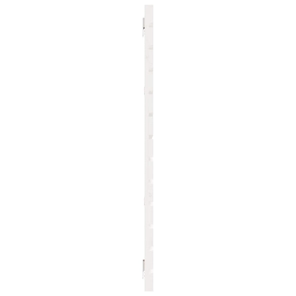 Wand Kopfteil Weiß 166cm Kiefer Massivholz