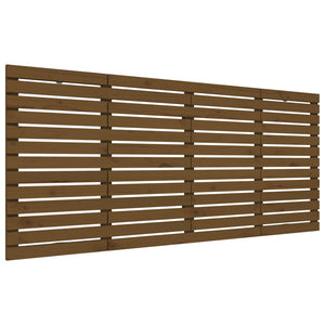 Wand Kopfteil Honigbraun 166cm Kiefer Massivholz