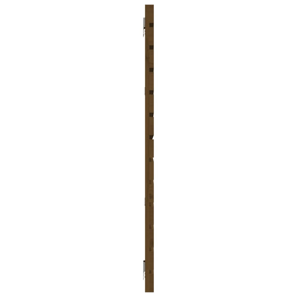 Wand Kopfteil Honigbraun 166cm Kiefer Massivholz