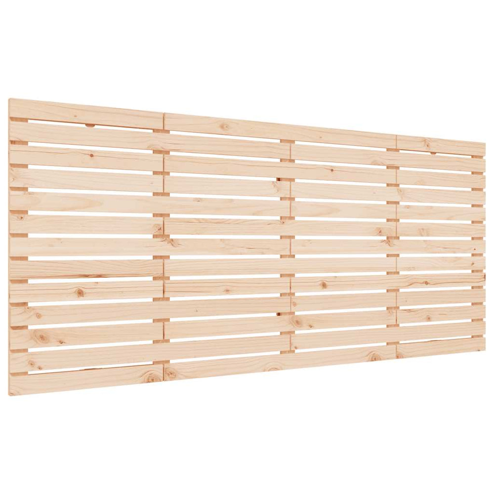vidaXL Tête de lit murale 186x3x91,5 cm pin massif