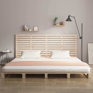 Wand Kopfteil 186 cm Kiefer Massivholz