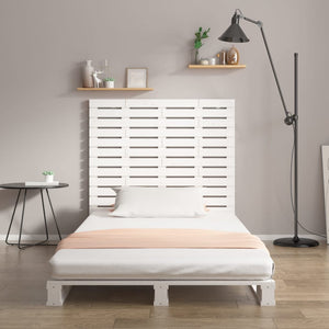 Wand Kopfteil Weiß 141cm Kiefer Massivholz