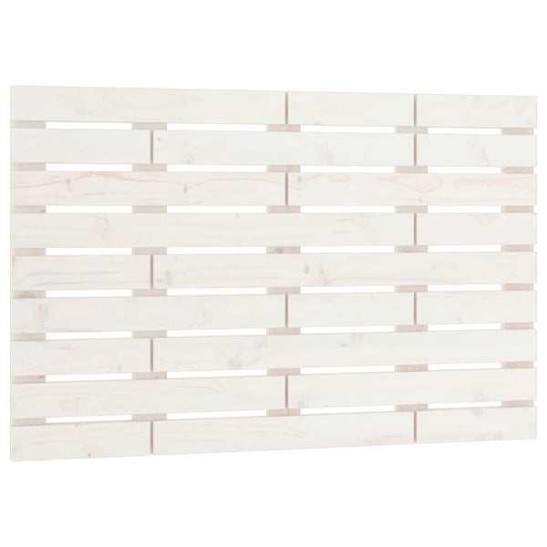 Wand Kopfteil Weiß 106cm Kiefer Massivholz