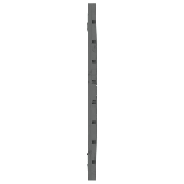 Wand Kopfteil Grau 106cm Kiefer Massivholz