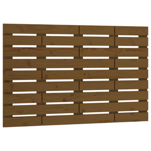 Wand Kopfteil Honigbraun 106cm Kiefer Massivholz