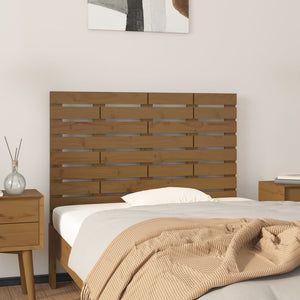 Wand Kopfteil Honigbraun 106cm Kiefer Massivholz
