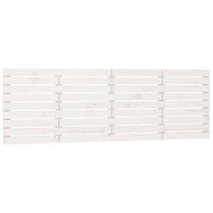 Wand Kopfteil Weiß 206cm Massivholz