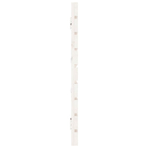 Wand Kopfteil Weiß 206cm Massivholz