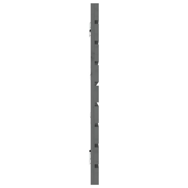 Graues Wand Kopfteil 206cm Kiefer Massivholz