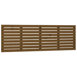 Wand-Kopfteil Honigbraun 206cm Massivholz
