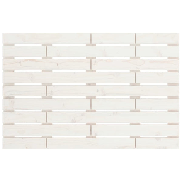 Weißes Wand-Kopfteil aus Kiefernholz 96cm