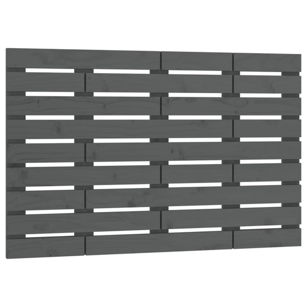 Graues Wand-Kopfteil 96cm Kiefer Massivholz