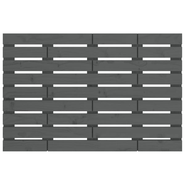 Graues Wand-Kopfteil 96cm Kiefer Massivholz