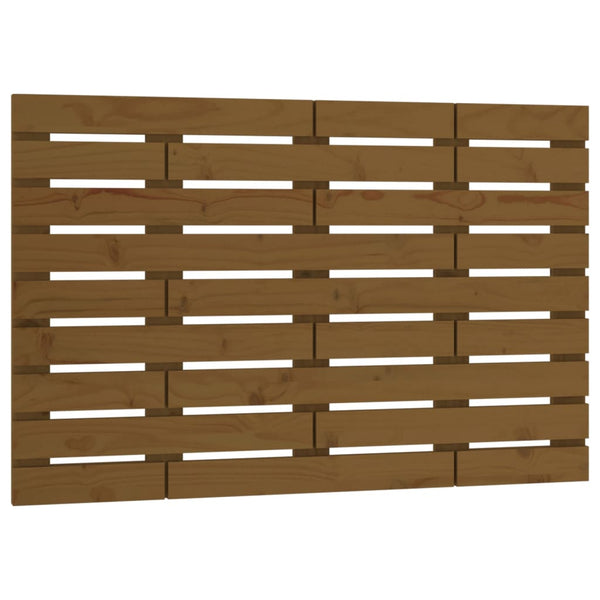 Wand Kopfteil Honigbraun 96cm Kiefer Massivholz