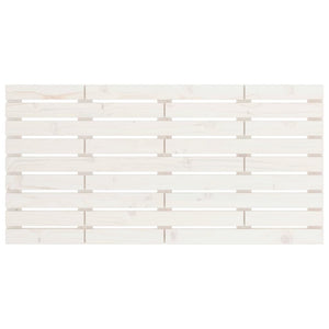 Wand Kopfteil Weiß 126cm Kiefer Massivholz