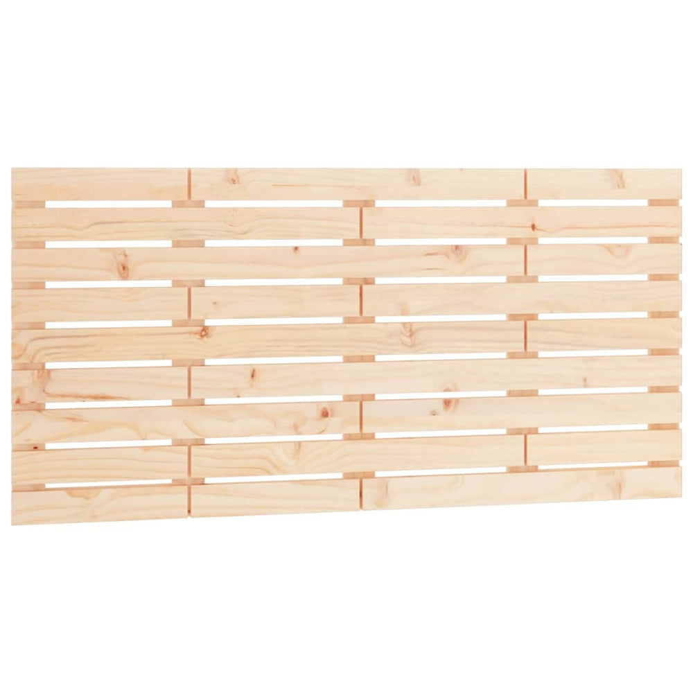 vidaXL Tête de lit murale 146x3x63 cm Bois de pin massif