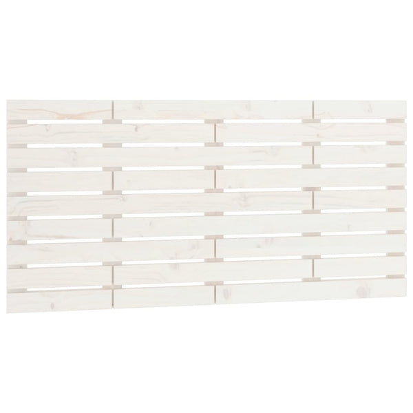 Wand Kopfteil Weiß 146cm Kiefer Massivholz