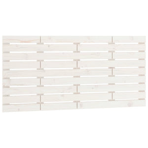 Wand Kopfteil Weiß 156cm Massivholz
