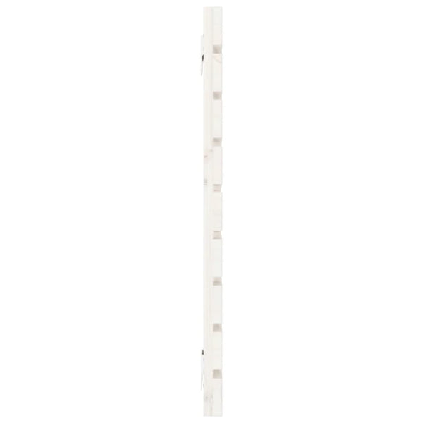 Wand Kopfteil Weiß 156cm Massivholz