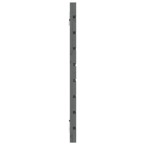 Wand Kopfteil Grau 156cm Massivholz