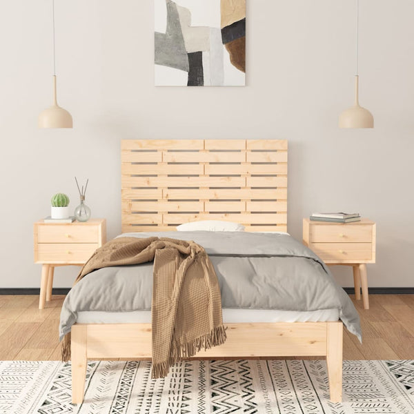 Wand Kopfteil 81cm Kiefer Massivholz