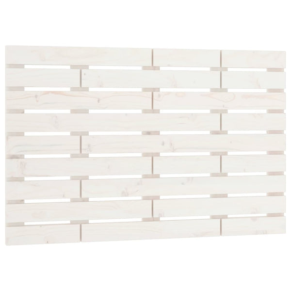 Wand Kopfteil Weiß 81cm Kiefer Massivholz