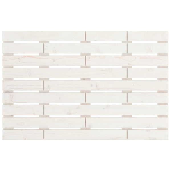 Wand Kopfteil Weiß 81cm Kiefer Massivholz