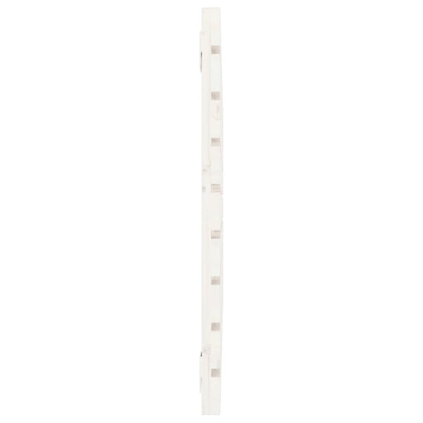 Wand Kopfteil Weiß 81cm Kiefer Massivholz
