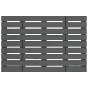 Graues Wand-Kopfteil aus Kiefernholz 81cm