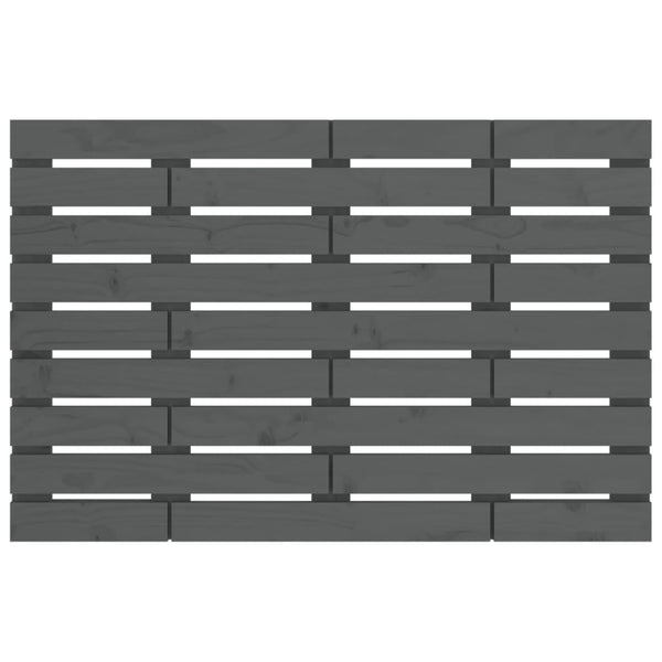 Graues Wand-Kopfteil aus Kiefernholz 81cm