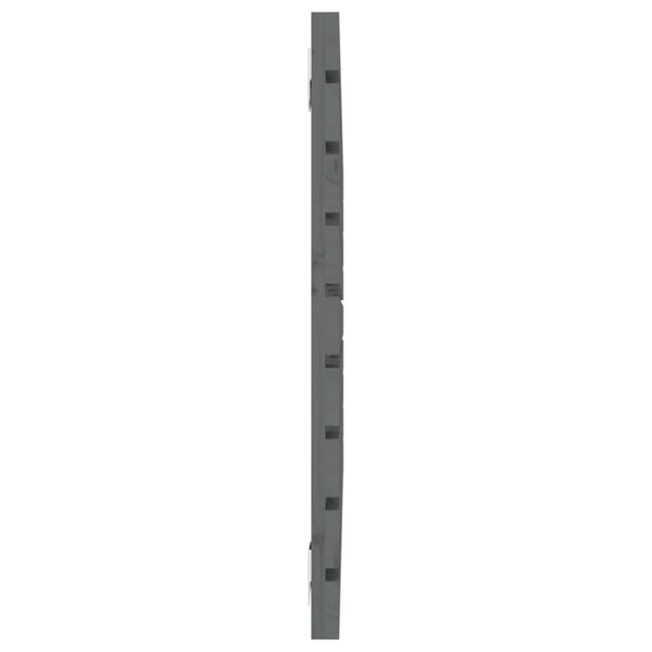 Graues Wand-Kopfteil aus Kiefernholz 81cm