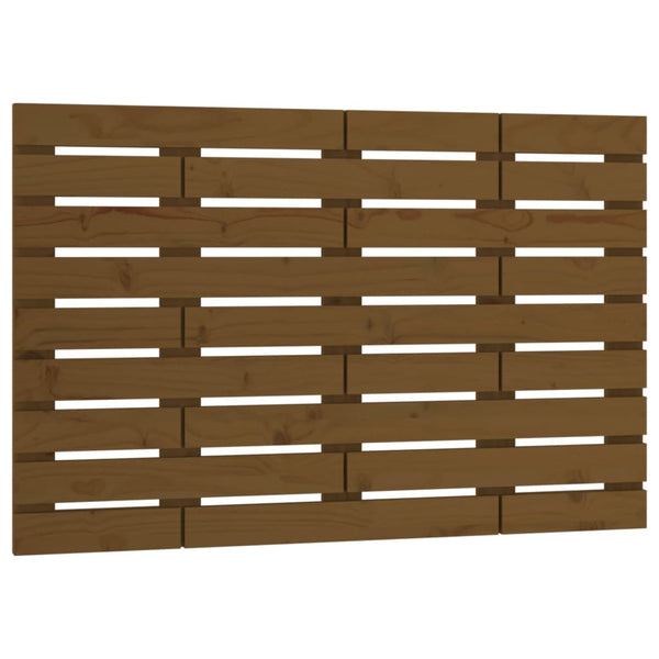 Wand Kopfteil Honigbraun Massivholz Kiefer 81cm