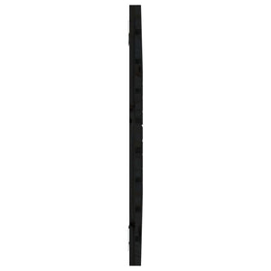vidaXL Tête de lit murale Noir 81x3x63 cm Bois de pin massif
