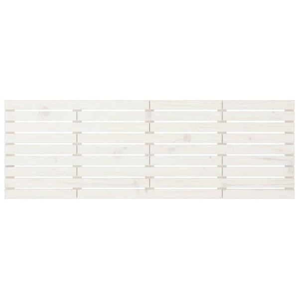 Wand Kopfteil Weiß 166cm Kiefer Massivholz