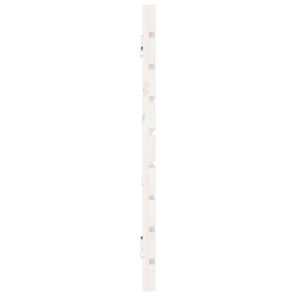 Wand Kopfteil Weiß 166cm Kiefer Massivholz